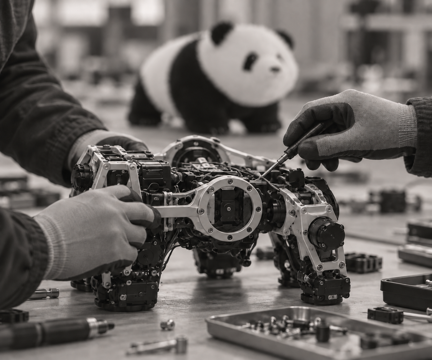 Hardware & Structure team at work