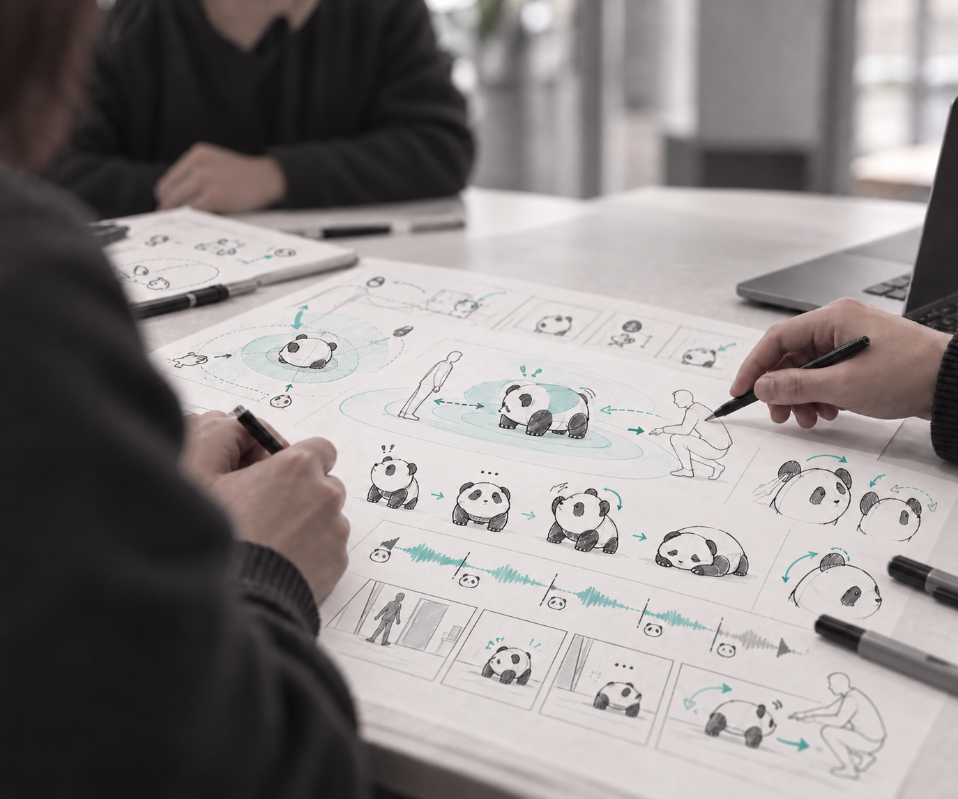Product & Interaction team at work